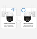 ANBIUX Caméra de sécurité avec microphone - Interphone WiFi CCTV Alarme de sécurité domestique intelligente