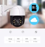 ANBIUX Telecamera di sicurezza con microfono - WiFi CCTV Intercom Smart Home Security Alarm