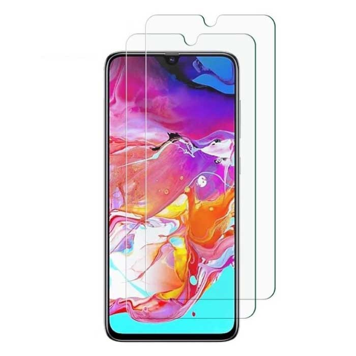 Stuff Certified® Paquete de 3 protectores de pantalla de cubierta completa para Samsung Galaxy A70s Película de vidrio templado 9D Vidrio templado
