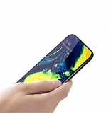 Stuff Certified® 3er-Pack Samsung Galaxy A80 Full Cover Displayschutzfolie 9D Panzerglasfolie Gehärtetes Glas Glas