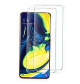 Stuff Certified® 3er-Pack Samsung Galaxy A90 Full Cover Displayschutzfolie 9D Panzerglasfolie Gehärtetes Glas Glas