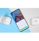 OPPO Auricolari wireless Enco W51 - Auricolari con controllo touch con cancellazione del rumore ANC TWS Auricolari Bluetooth 5.0 Auricolari Auricolari bianchi