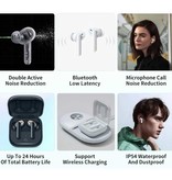 OPPO Enco W51 Wireless Earphones - ANC Noise Canceling Touch Control Earbuds TWS Bluetooth 5.0 Earphones Earbuds Earphones White