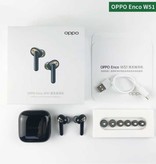 OPPO Enco W51 Wireless Earphones - ANC Noise Canceling Touch Control Earbuds TWS Bluetooth 5.0 Earphones Earbuds Earphones White