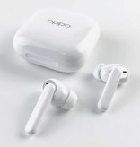 OPPO Enco W51 Wireless Earphones - ANC Noise Canceling Touch Control Earbuds TWS Bluetooth 5.0 Earphones Earbuds Earphones White