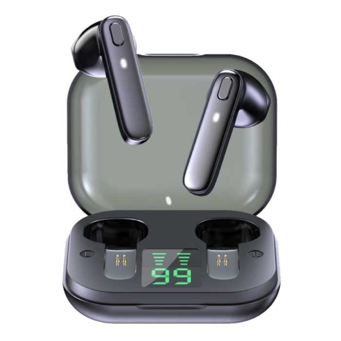 Bezprzewodowe słuchawki douszne R20 - Słuchawki douszne z redukcją szumów ANC Słuchawki douszne TWS Bluetooth 5.0 Słuchawki douszne Czarne