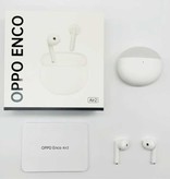 OPPO Écouteurs sans fil Enco Air 2 - Écouteurs à commande tactile TWS Écouteurs Bluetooth 5.2 Blanc