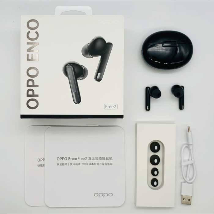 Auriculares inalámbricos OPPO Enco Free 2 - Auriculares con control táctil  Bluetooth