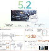 OPPO Bezprzewodowe słuchawki Enco Free 2 - słuchawki dotykowe TWS Bluetooth 5.2 Słuchawki czarne