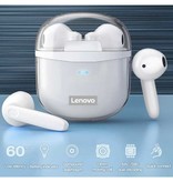 Lenovo Bezprzewodowe słuchawki XT96 - dotykowe słuchawki douszne TWS Bluetooth 5.1 Słuchawki douszne Słuchawki douszne białe