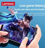 Lenovo Auricolari wireless XT96 - Auricolari touch control Auricolari Bluetooth 5.1 TWS Auricolari Auricolari bianchi