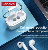 Lenovo Écouteurs sans fil XT96 - Écouteurs à commande tactile TWS Écouteurs Bluetooth 5.1 Écouteurs Écouteurs Blanc