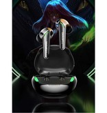 Lenovo Auriculares inalámbricos XT92 - Auriculares para juegos Auriculares con control táctil TWS Bluetooth 5.1 Auriculares Auriculares Negro