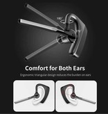 Jalbora K18 Draadloze Business Headset - Handsfree Oordopje One Click Control TWS Oortje Bluetooth 5.0 Oortelefoon Zwart