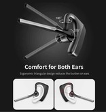 Jalbora K18 Wireless Business Headset - Handsfree Earbud One Click Control TWS Earpiece Bluetooth 5.0 Earphone Black