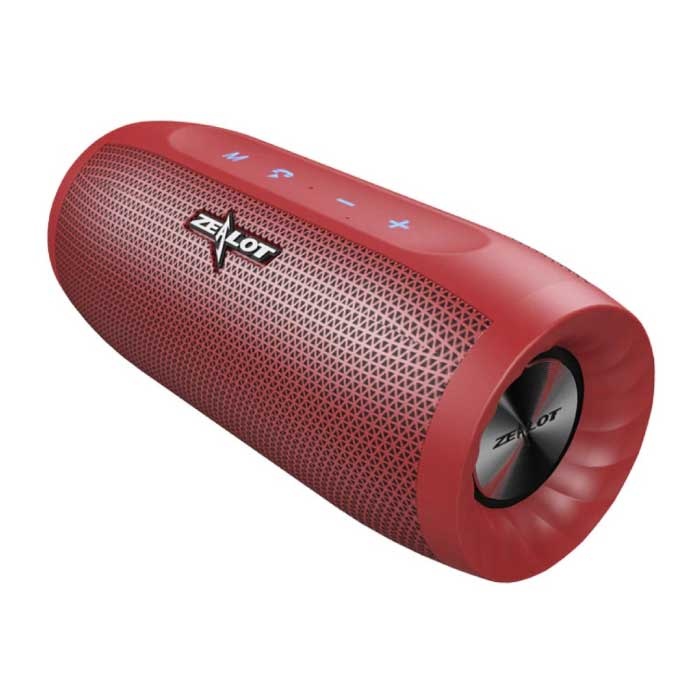 Zealot S16 Bluetooth 4.2 Soundbox Altavoz inalámbrico Powerbank externo Altavoz inalámbrico Rojo