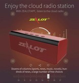 Zealot Zealot S31 Bluetooth 5.0 Soundbox 3D HiFi Bezprzewodowy głośnik Zewnętrzny bezprzewodowy głośnik Czarny