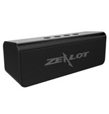 Zealot Zealot S31 Bluetooth 5.0 Soundbox 3D HiFi Haut-parleur sans fil Haut-parleur externe sans fil Noir