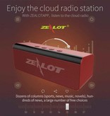 Zealot Zealot S31 Bluetooth 5.0 Soundbox 3D HiFi Kabelloser Lautsprecher Externer Kabelloser Lautsprecher Rot