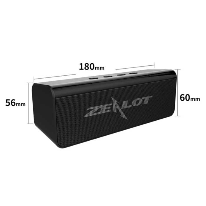 Zealot Zealot S31 Bluetooth 5.0 Soundbox 3D HiFi Haut-parleur sans fil Haut-parleur externe sans fil Rouge