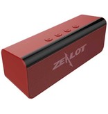 Zealot Zealot S31 Bluetooth 5.0 Soundbox 3D HiFi Bezprzewodowy głośnik Zewnętrzny bezprzewodowy głośnik Czerwony