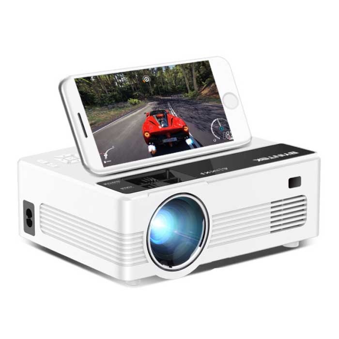 Projektor LED C520 — projektor do kina domowego, odtwarzacz multimedialny, biały
