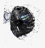 Lokmat Attack Smartwatch - Monitoraggio del sonno Frequenza cardiaca Fitness Sport Activity Tracker Smartphone Orologio iOS Android IPX6 Impermeabile Nero