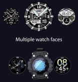 Lokmat Attack Smartwatch - Monitor de sueño Ritmo cardíaco Fitness Sport Activity Tracker Smartphone Watch iOS Android IPX6 Impermeable Camo