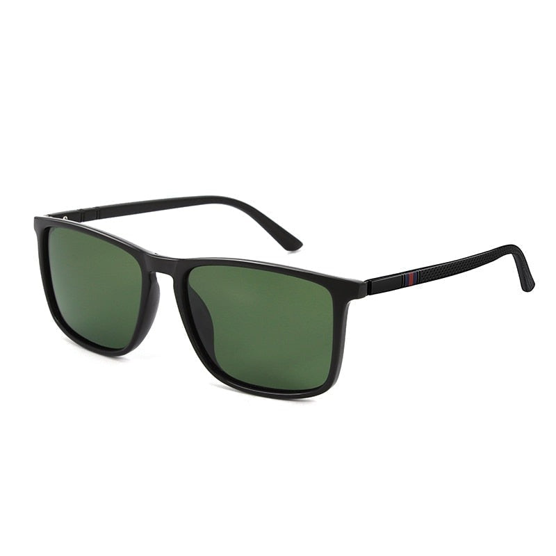 Okulary polaryzacyjne Unisex - Vintage Shades Klasyczne okulary podróżne UV400 Green