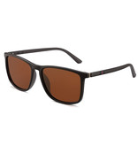 Polar King Gepolariseerde Zonnebril Unisex - Vintage Shades Klassieke Reisbril UV400 Bruin