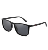 Polar King Gepolariseerde Zonnebril Unisex - Vintage Shades Klassieke Reisbril UV400 Mat Zwart