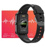 KALOSTE Reloj inteligente con monitor de sueño Menstruación Fitness Sport Activity Tracker Reloj inteligente iOS Android IP68 a prueba de agua Negro