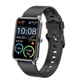 KALOSTE Montre Connectée avec Moniteur de Sommeil Menstruation Fitness Sport Activité Tracker Smartphone Montre iOS Android IP68 Étanche Noir