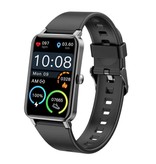 KALOSTE Reloj inteligente con monitor de sueño Menstruación Fitness Sport Activity Tracker Reloj inteligente iOS Android IP68 a prueba de agua Negro