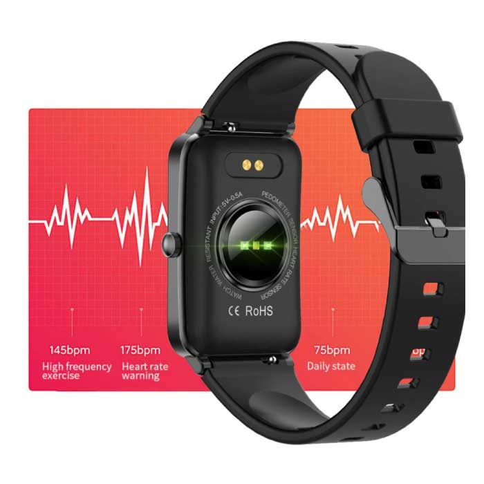 KALOSTE Montre Connectée avec Moniteur de Sommeil Menstruation Fitness Sport Activité Tracker Smartphone Montre iOS Android IP68 Étanche Argent