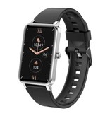 KALOSTE Smartwatch with Sleep Monitor Menstruation Fitness Sport Activity Tracker Smartphone Watch iOS Android IP68 Waterproof Silver