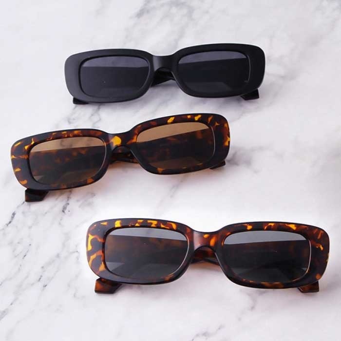 Trendy hot sale square sunglasses