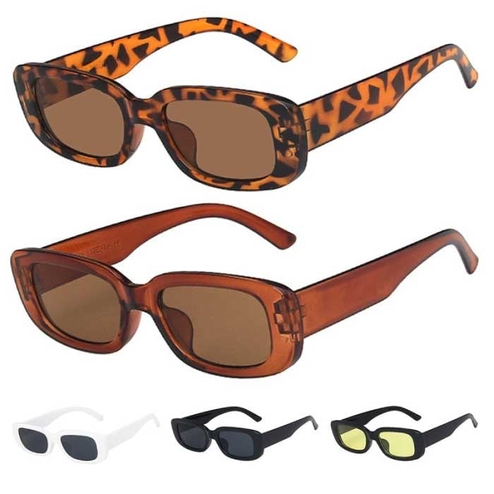 1 Pieza Gafas De Sol De Moda Cuadradas Decorativas Para Mujer De Plástico, Moda de Mujer