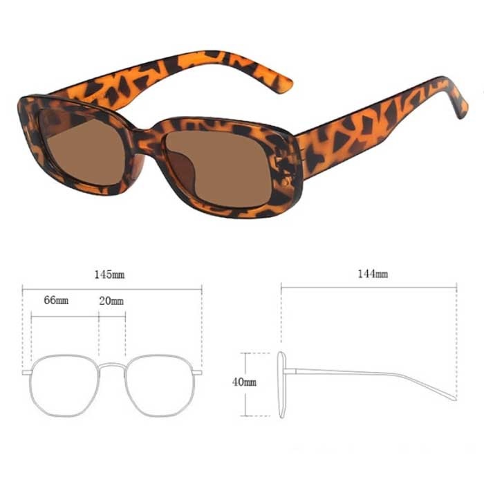 1 Pieza Gafas De Sol De Moda Cuadradas Decorativas Para Mujer De Plástico, Moda de Mujer