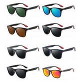 Stuff Certified® Polarisierte klassische Sonnenbrille – Unisex-Fahrerbrille, Reisebrille, UV400-Brille, Schwarz