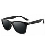 Stuff Certified® Gafas de sol clásicas polarizadas - Gafas de conducción unisex Gafas de viaje UV400 Gafas negras