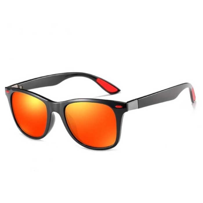 Gafas de sol clásicas polarizadas - Gafas de conducción unisex Gafas de viaje UV400 Gafas naranja