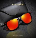 Stuff Certified® Gafas de sol clásicas polarizadas - Gafas de conducción unisex Gafas de viaje UV400 Gafas gris azul