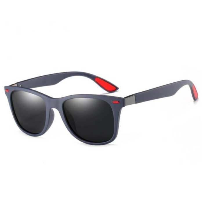 Gafas de sol clásicas polarizadas - Gafas de conducción unisex Gafas de viaje UV400 Gafas gris azul