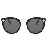 CMAOS Occhiali da sole vintage Bee per donna - Occhiali da vista sfumati retrò Occhiali UV400 Driving Shades Nero