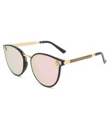 CMAOS Vintage Sonnenbrille Biene für Damen - Gradient Retro Brille Eyewear UV400 Driving Shades Schwarz