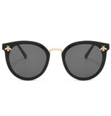 CMAOS Vintage Sunglasses Bee for Women - Gradient Retro Glasses Eyewear UV400 Driving Shades Beige