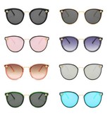 CMAOS Vintage Sonnenbrille Biene für Damen - Gradient Retro Brille Eyewear UV400 Driving Shades Beige