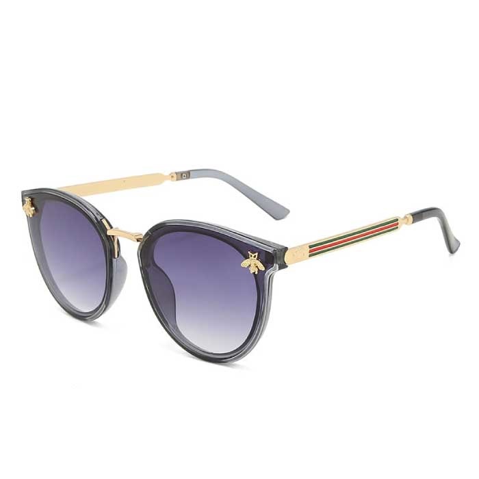 Vintage Sunglasses Bee for Women - Gradient Retro Glasses Eyewear UV400 Driving Shades Purple