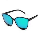 MuseLife Vintage polaryzacyjne okulary przeciwsłoneczne dla kobiet - modne klasyczne okulary UV400 odcienie jasnoniebieskie